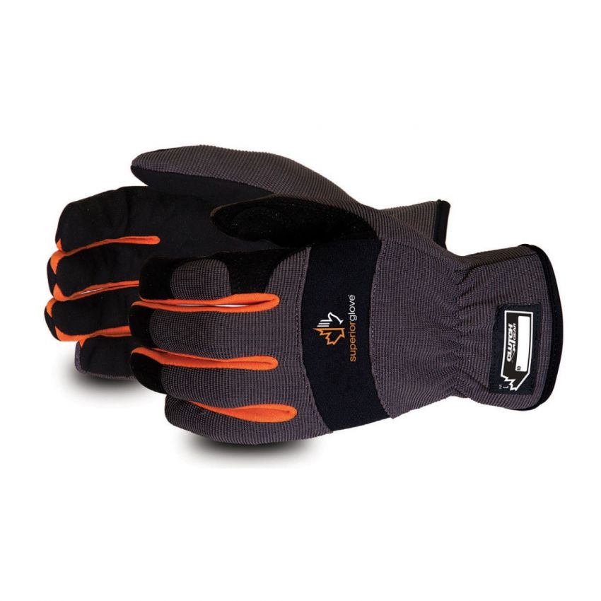 #MXPLE Superior Glove® Clutch Gear® Synthetic Leather Driver Gloves with Shirred Elastic Wrists